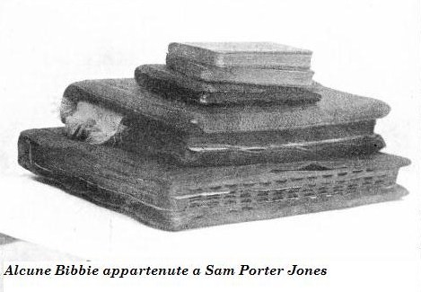 Alcune Bibbia appartenute a Sam Porter Jones