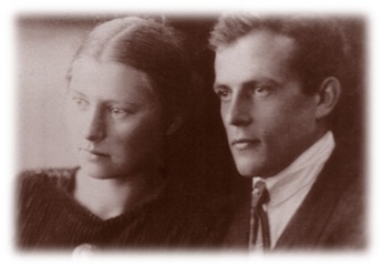 Paul Schneider con la moglie Margaret